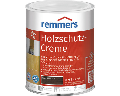 Crème de protection du bois Remmers palissandre 750 ml-0