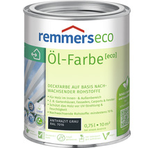 Peinture à l'huile pour bois Remmers eco RAL 7016 gris anthracite 750 ml-thumb-0
