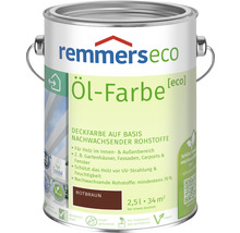Remmers Eco Ölfarbe Rotbraun im 2,5 Liter Gebinde