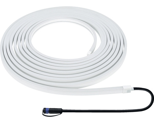 Aufgerollter LED-Streifen mit Anschlusskabel