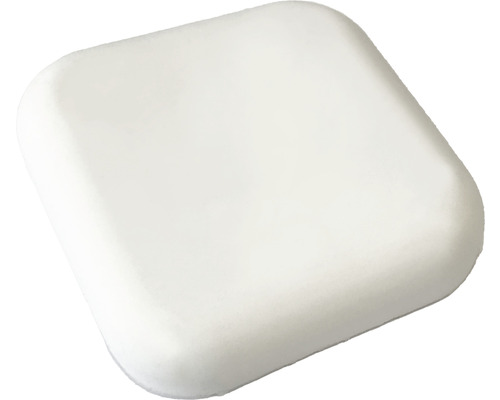 Tarrox Wandpuffer 45x45x10 mm selbstklebend Kunststoff weiß 2 Stück