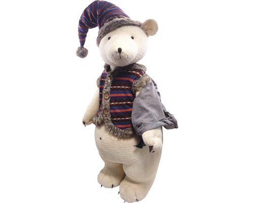 Teddybär mit Mütze und Weste