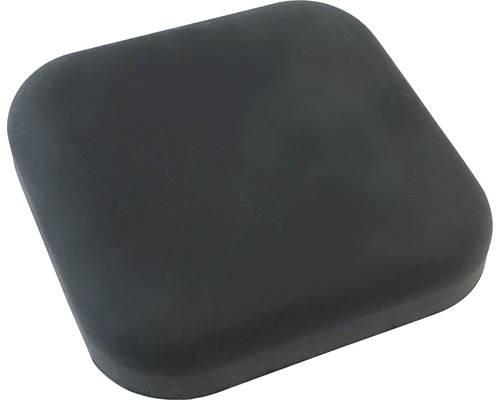 Tarrox Wandpuffer 45x45x10 mm selbstklebend Kunststoff schwarz 2 Stück