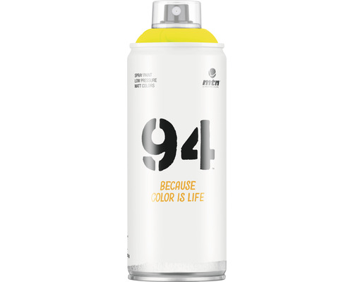 Peinture aérosol peinture phosphorescente MTN Montana 94 jaune néon 400 ml