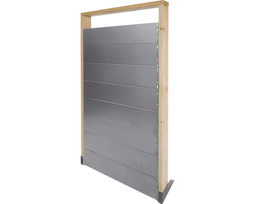 Sichtschutzelement mit Holzrahmen und Lamellen