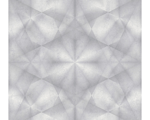 Papier peint intissé 386922 motif graphique gris béton Papier peint avec motif géométrique
