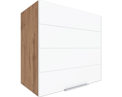 Armoire suspendue Held Möbel Florenz 60 x 34 x 57 cm façade blanc mat corps chêne clair