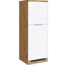 Armoire de salle de bain étroite avec tiroir et poignée
