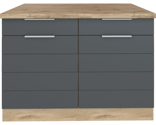 Kommode mit sechs Schubladen, Holzstruktur