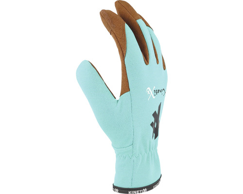 Gant de jardin en textile et cuir