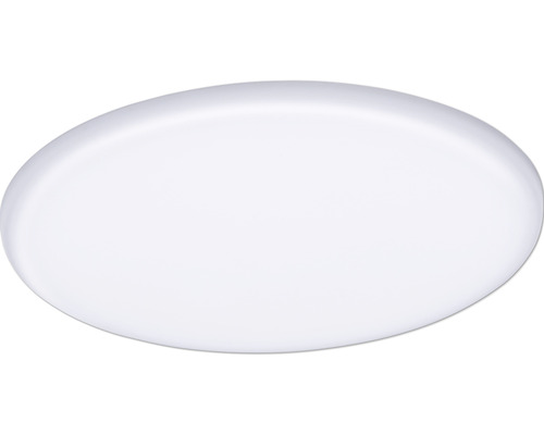Panneau encastré LED IP44 17 W 1400 lm 3000 K Ø 18,5 mm Ø d'encastrement 4,5-16 cm Veluna VariFit satin 230 V Plafonnier rond
