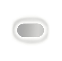 Miroir rectangulaire avec éclairage