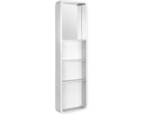 Étagère murale blanche avec trois étagères