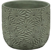 Pot de fleurs à motif floral