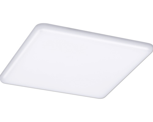 Panneau encastré LED IP44 à intensité lumineuse variable sur 3 niveaux 17 W 1400 lm 3000 K 21,5x21,5 cm Ø d'encastrement 4,5-16 cmVeluna VariFit satin 230 V