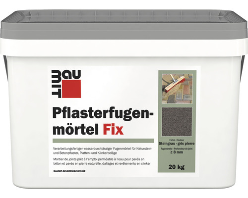 Mortier pour joints de pavés Baumit Fix gris pierre 20 kg