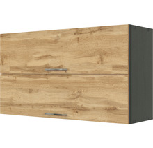 Armoire suspendue à trappe Held Möbel Sorrento lxpxh 100x34x57 cm chêne clair mat démontée