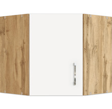 Meuble haut avec structure en bois et poignée