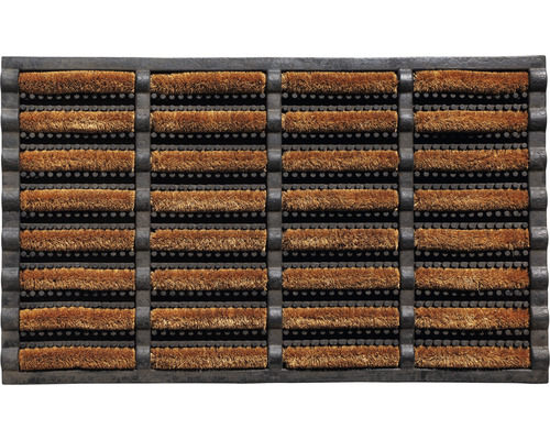 Tapis brosse en caoutchouc/fibres de noix de coco 40 x 60 cm Tapis brosse en caoutchouc/fibres de noix de coco 40 x 60 cm