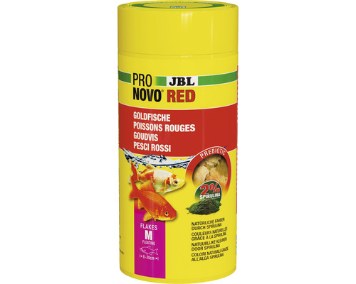 Aliments en flocons JBL PRONOVO RED FLAKES Taille M 1000 ml