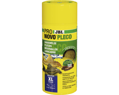 Nourriture en comprimés JBL PRONOVO PLECO WAFER Taille XL 250 ml