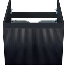 Waschtischunterschrank Sanox Frozen 3D BxHxT 40 x 40 x 45 cm Frontfarbe schwarz matt