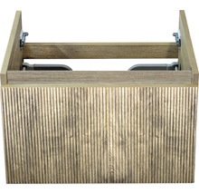Waschtischunterschrank Sanox Frozen BxHxT 60 x 40 x 45 cm Frontfarbe französische eiche