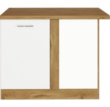 Meuble bas avec une porte et un compartiment ouvert