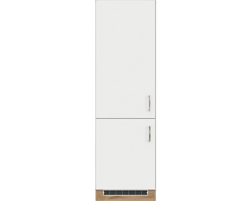 Armoire haute avec deux portes et poignées