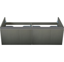 Meuble sous-lavabo avec surface rainurée