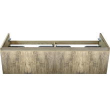 Waschtischunterschrank Sanox Frozen BxHxT 140 x 40 x 45 cm Frontfarbe französische eiche