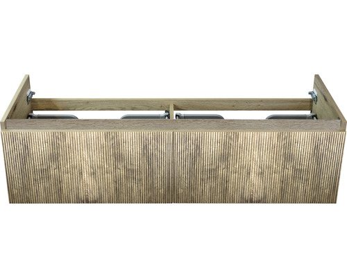 Waschtischunterschrank Sanox Frozen BxHxT 140 x 40 x 45 cm Frontfarbe französische eiche Waschtischunterschrank Sanox Frozen BxHxT 140 x 40 x 45 cm Frontfarbe französische eiche