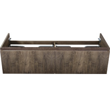 Holzwaschbeckenunterschrank mit zwei Türen