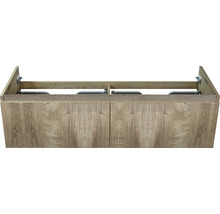 Waschtischunterschrank Sanox Frozen BxHxT 140 x 40 x 45 cm Frontfarbe grain oak
