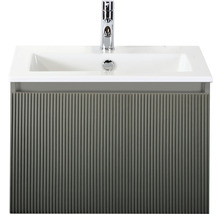 Waschtisch mit Waschbecken und Armatur für das Badezimmer