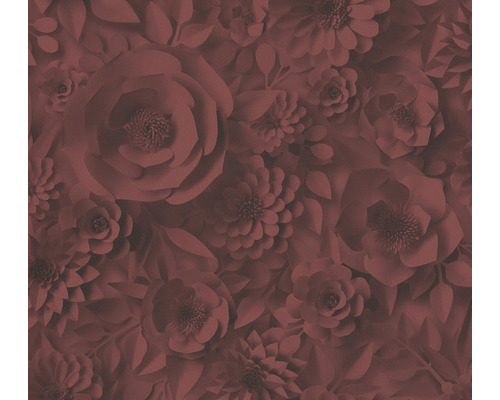 Papier peint intissé 38718-3 Pint Walls fleurs 3D rouge
