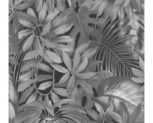 Papier peint intissé 38720-3 Pint Walls jungle palmiers gris