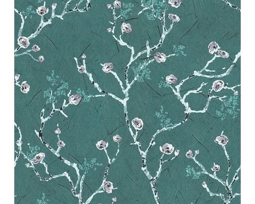 Papier peint intissé 38739-4 Pint Walls floral meisterwerke vert