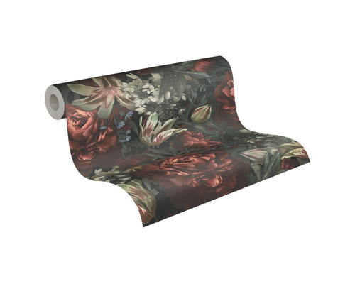 Rouleau de papier peint à motif floral