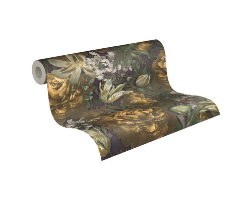 Rouleau de papier peint à motifs floraux