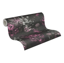 Tapetenrolle mit Blumenmuster