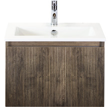 Waschtischunterschrank mit Waschbecken und Armatur