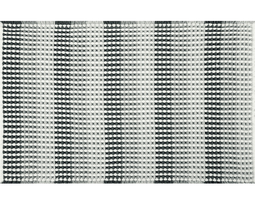 Badteppich spirella Cone 50 x 80 cm schwarz grau weiß