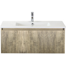 Meuble sous-lavabo avec lavabo et robinetterie