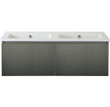 Waschtischunterschrank mit zwei Waschbecken