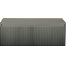 Meuble sous-lavabo avec surface rainurée