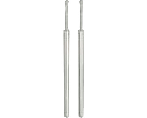 Meule sur tige avec revêtement diamant Proxxon Ø 1,2mm, 2 pces Deux forets métalliques
