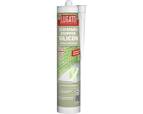 Silicone anti-moisissures Lugato blanc 310 ml