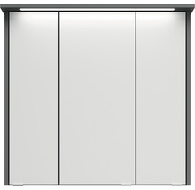 Spiegelschrank Pelipal xpressline 3261 75 x 16 x 72 cm grau 3-türig LED