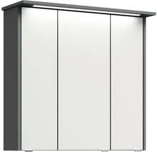 Spiegelschrank Pelipal xpressline 3261 75 x 16 x 72 cm grau 3-türig LED
